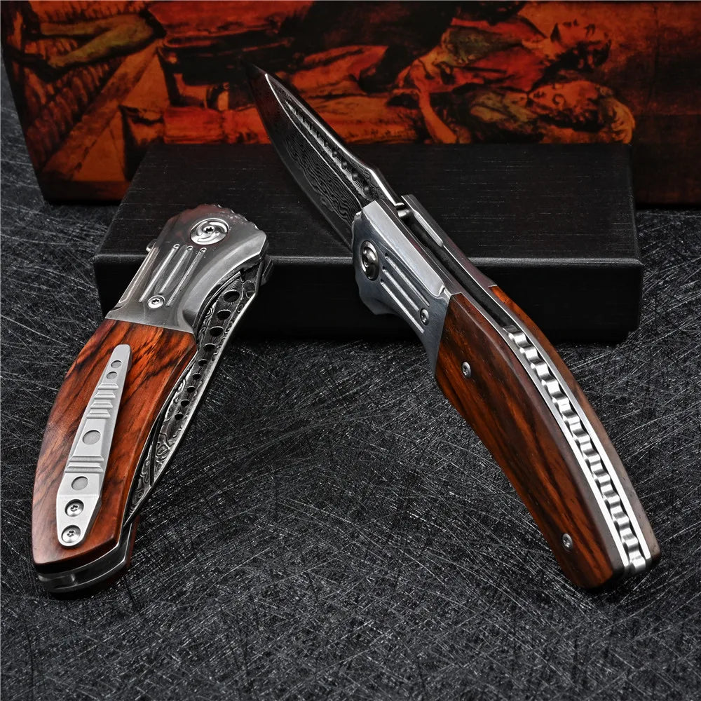 Flipper Folding Knife Tactical Camping Hunting