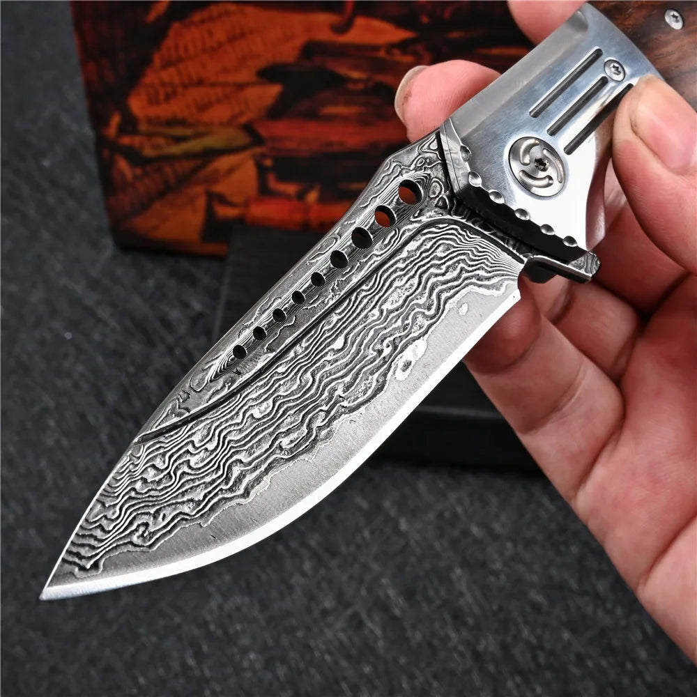 Flipper Folding Knife Tactical Camping Hunting