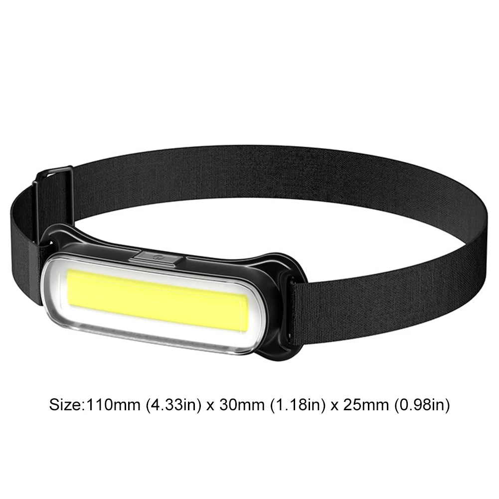 USB Rechargeable LED Headlamp WaterproofHeadband Head Light for Outdoor Camping Running Cycling Fishing
