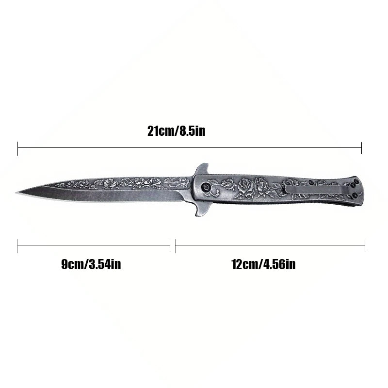 Outdoor Portable Folding Knife Self Defense Survival tool