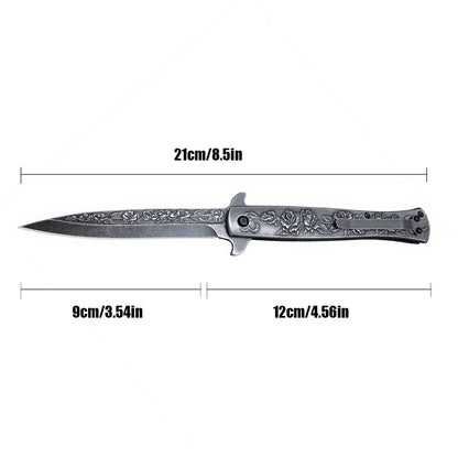 Outdoor Portable Folding Knife Self Defense Survival tool