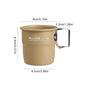 Camping Mug Titanium Cup Tourist Tableware