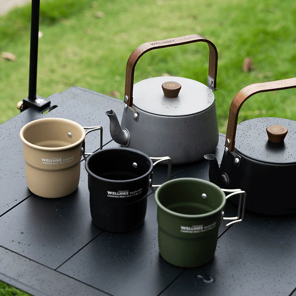 Camping Mug Titanium Cup Tourist Tableware