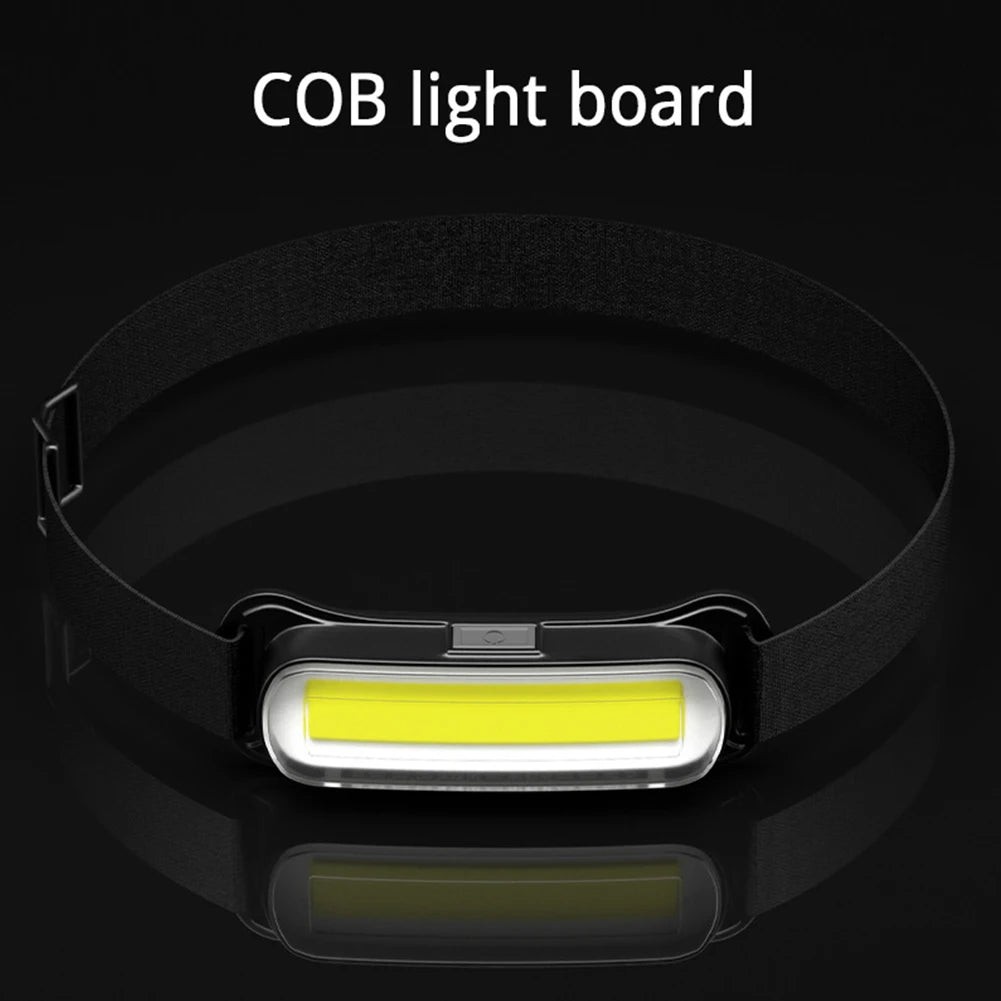 USB Rechargeable LED Headlamp WaterproofHeadband Head Light for Outdoor Camping Running Cycling Fishing