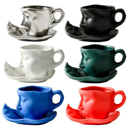 Creative Face Shape Porcelain Cup Wedding Gifts