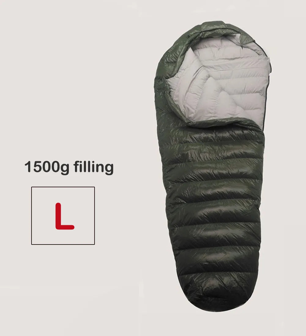 Cold Temperature Winter Sleeping Bag Down