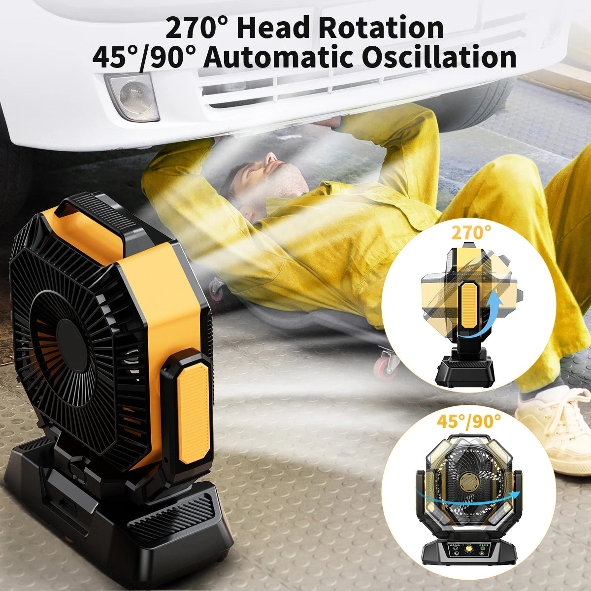 Battery Operated Fan Portable Camping
