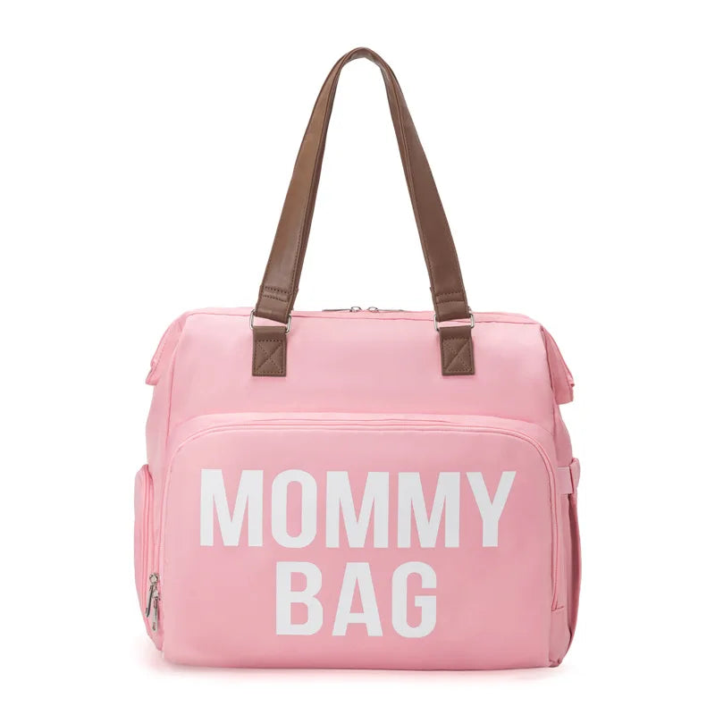 New Fashion Mommy Bag Backpack for Outdoor Travel Baby Care Large Capacity Multifunctional Diaper Bag Nappy Organize Stroller