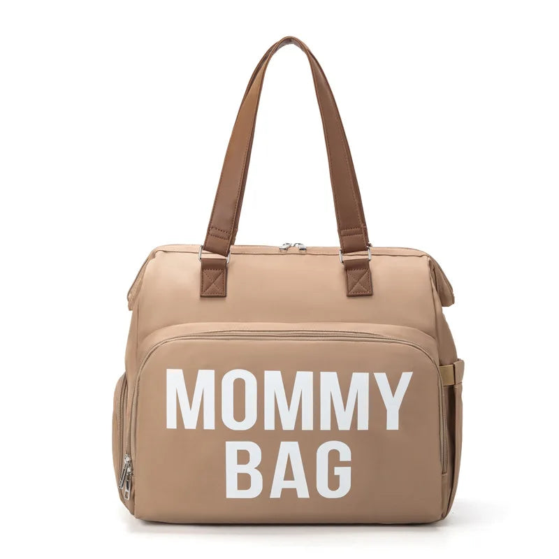 New Fashion Mommy Bag Backpack for Outdoor Travel Baby Care Large Capacity Multifunctional Diaper Bag Nappy Organize Stroller
