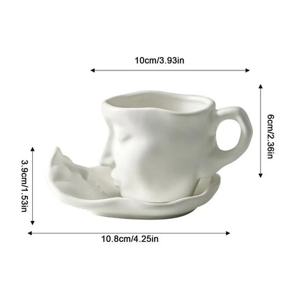 Creative Face Shape Porcelain Cup Wedding Gifts