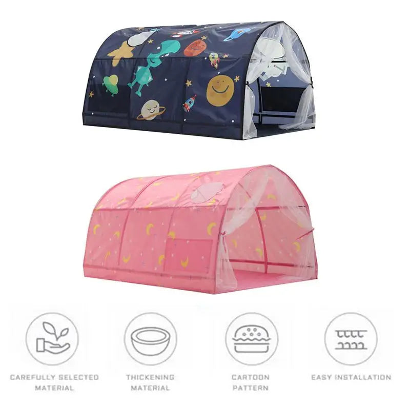 Children Bed Tent Kids Play House Canopy Folding PopUp Indoors