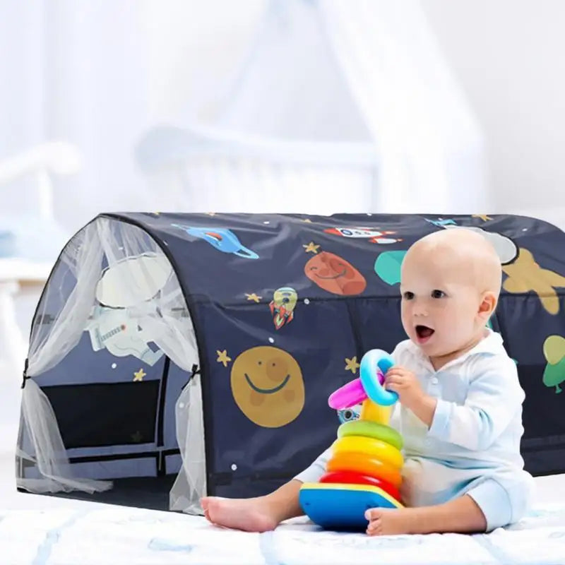 Children Bed Tent Kids Play House Canopy Folding PopUp Indoors