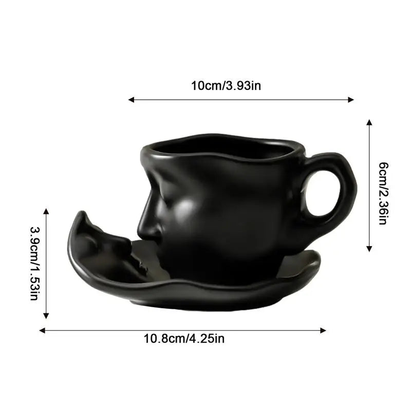 Creative Face Shape Porcelain Cup Wedding Gifts