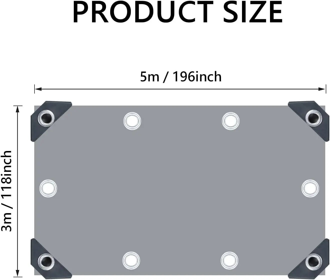 Extra Waterproof Heavy Tarp with Reinforced Grommet
