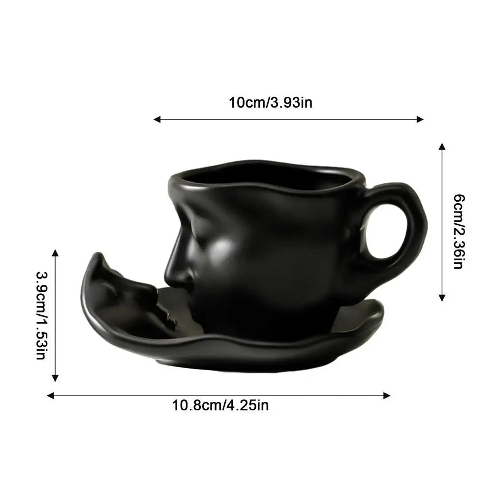 Creative Face Shape Porcelain Cup Wedding Gifts