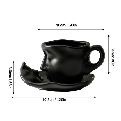 Creative Face Shape Porcelain Cup Wedding Gifts