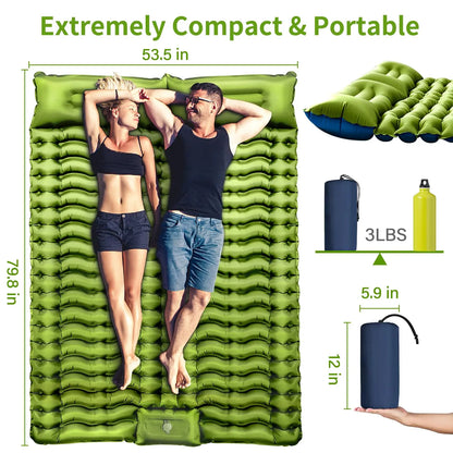 WESTTUNE Double Sleeping Pad 4" Thick for 2 Person