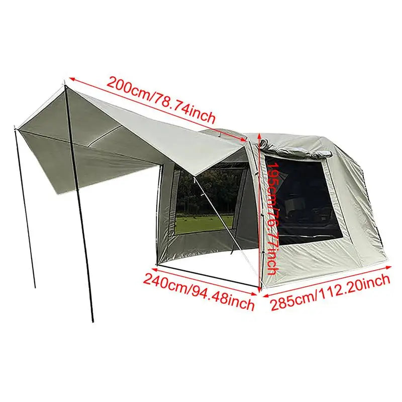 SUV MPV Car Truck Tent For Camping Car Rear Tent