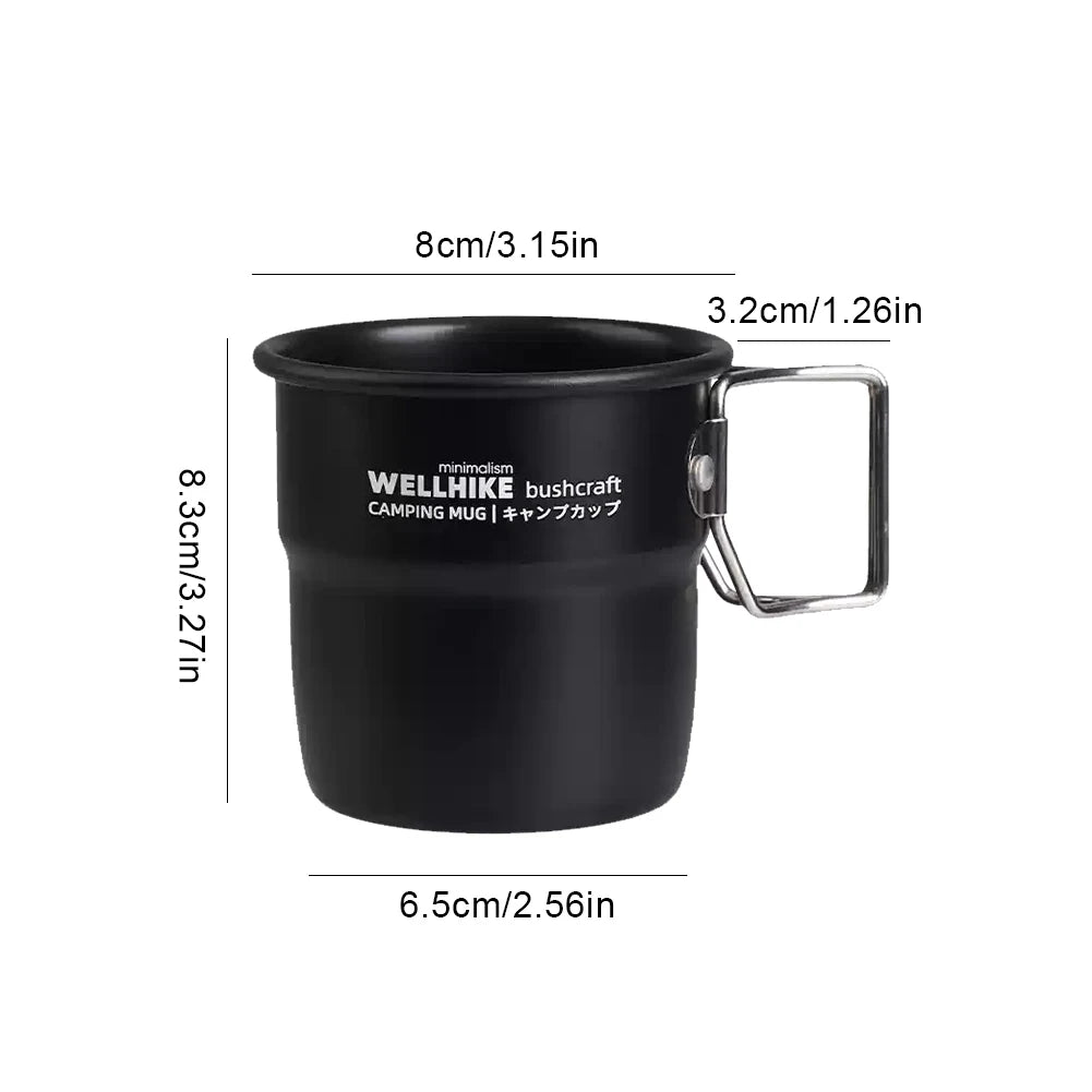 Camping Mug Titanium Cup Tourist Tableware