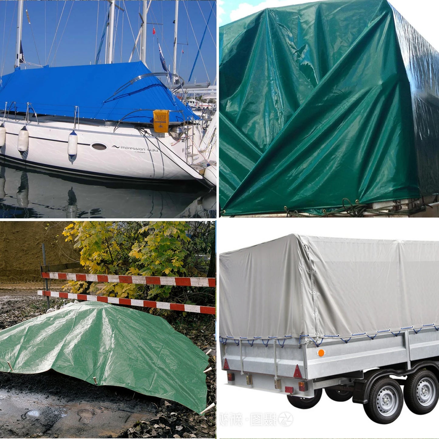 Extra Waterproof Heavy Tarp with Reinforced Grommet