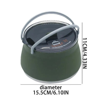 Foldable Silicone Travel Coffee Pot