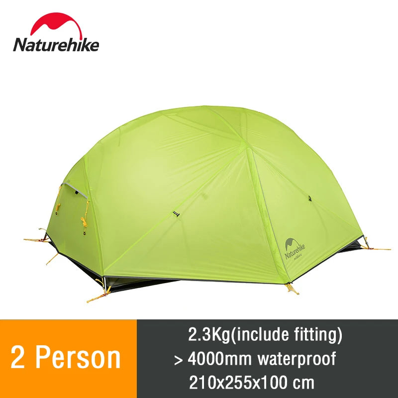2 Person Camping Tent Ultralight  Nylon Backpacking Waterproof