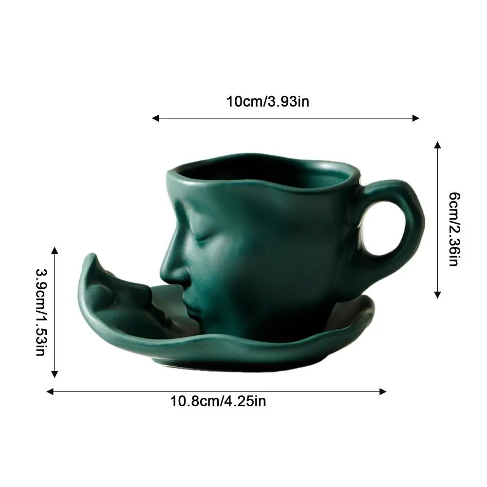 Creative Face Shape Porcelain Cup Wedding Gifts