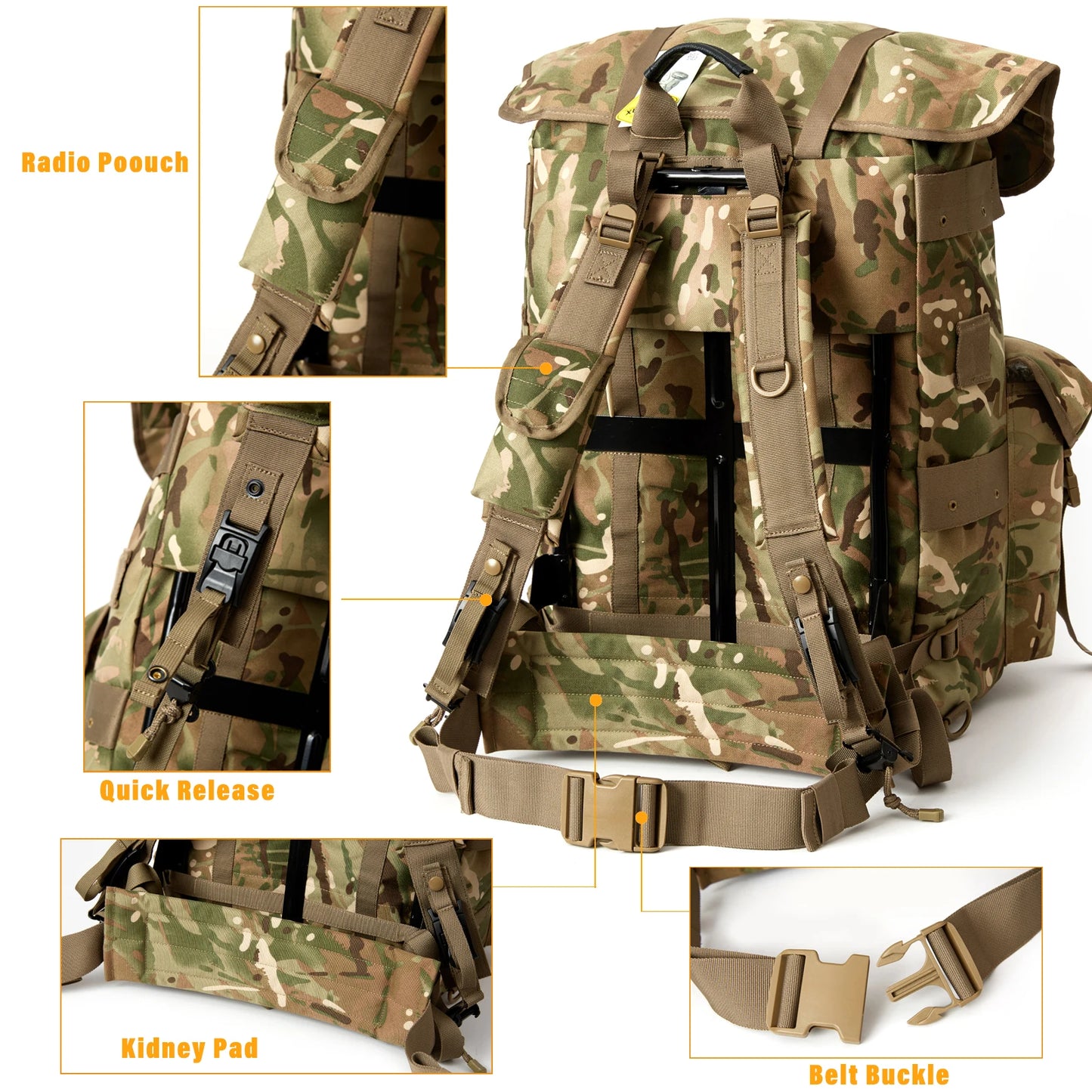 Sport Bag Camping Hiking Shoulder Bags Outdoor Camping