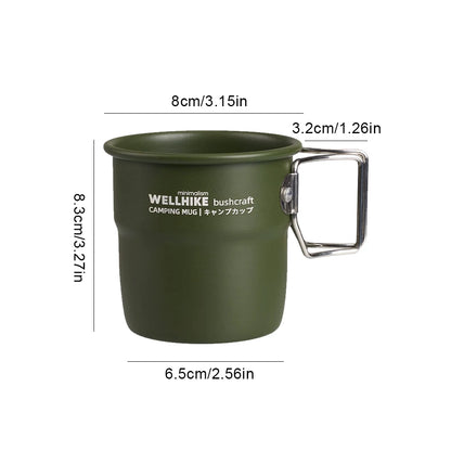 Camping Mug Titanium Cup Tourist Tableware