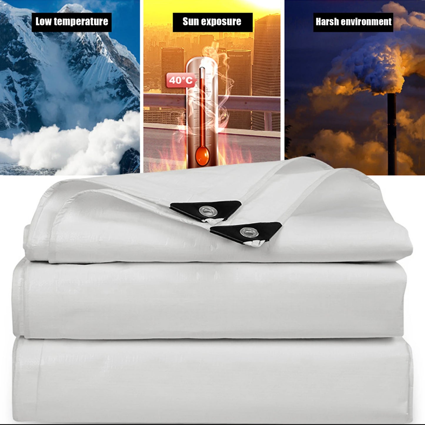 Extra Waterproof Heavy Tarp with Reinforced Grommet