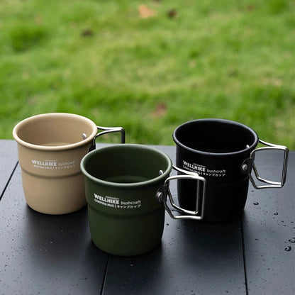 Camping Mug Titanium Cup Tourist Tableware