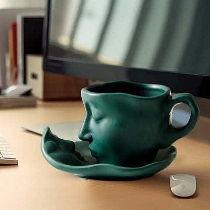 Creative Face Shape Porcelain Cup Wedding Gifts