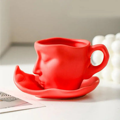 Creative Face Shape Porcelain Cup Wedding Gifts