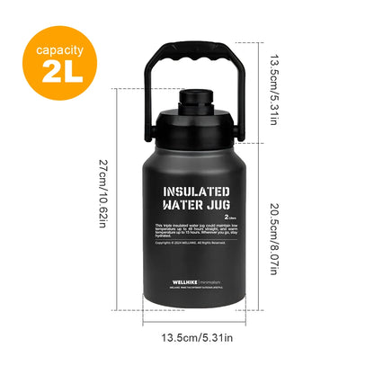 Portable Insulated Water Bottle Stainless Steel
