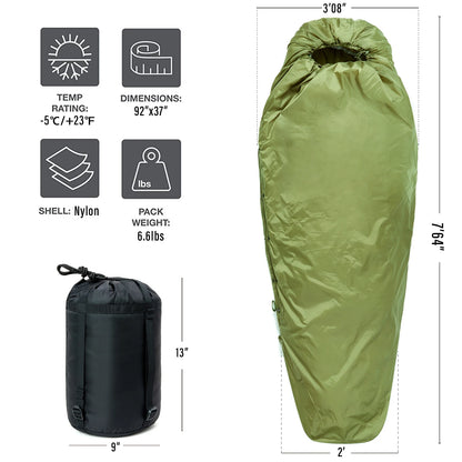 Sleeping Bag, Army Modular Sleep System for All Season