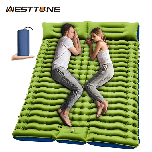 WESTTUNE Double Sleeping Pad 4" Thick for 2 Person