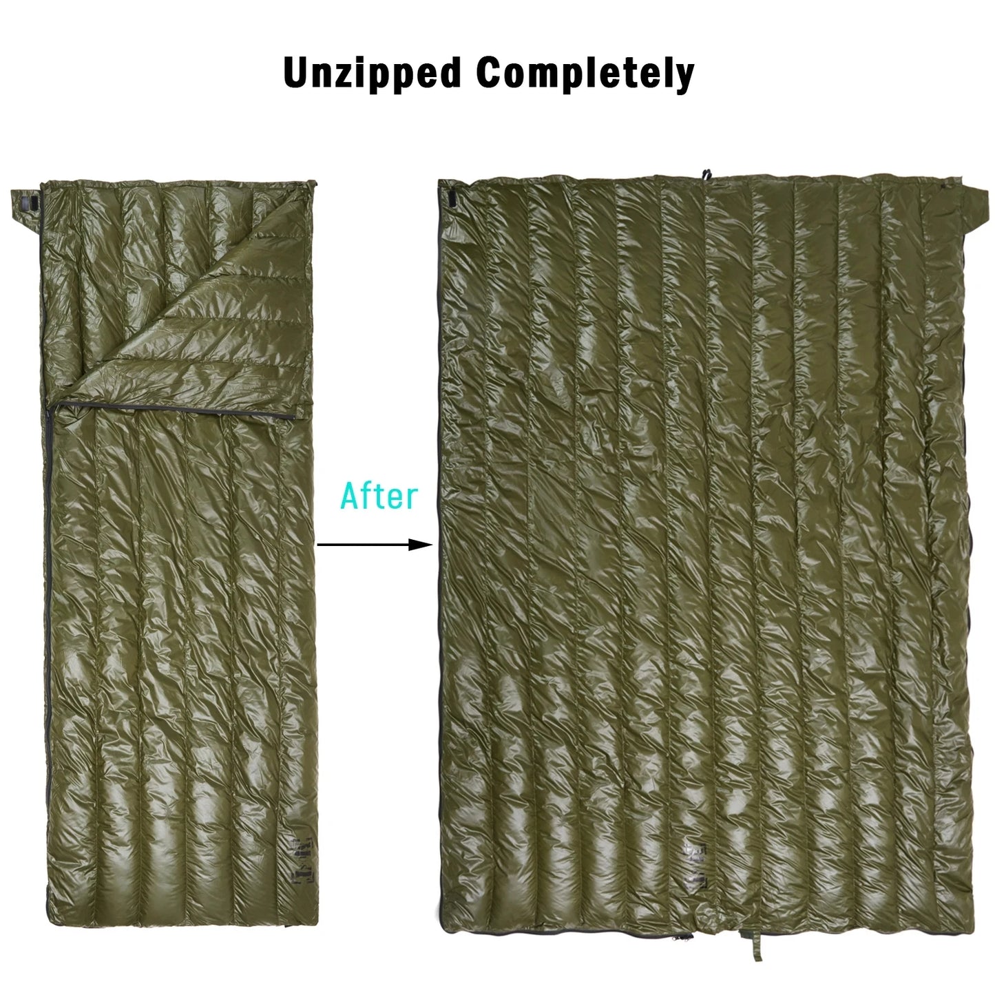 Ultralight Down Sleeping Bag 41-68 Degree F