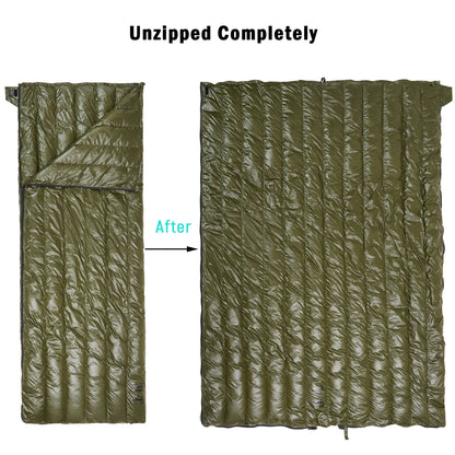 Ultralight Down Sleeping Bag 41-68 Degree F