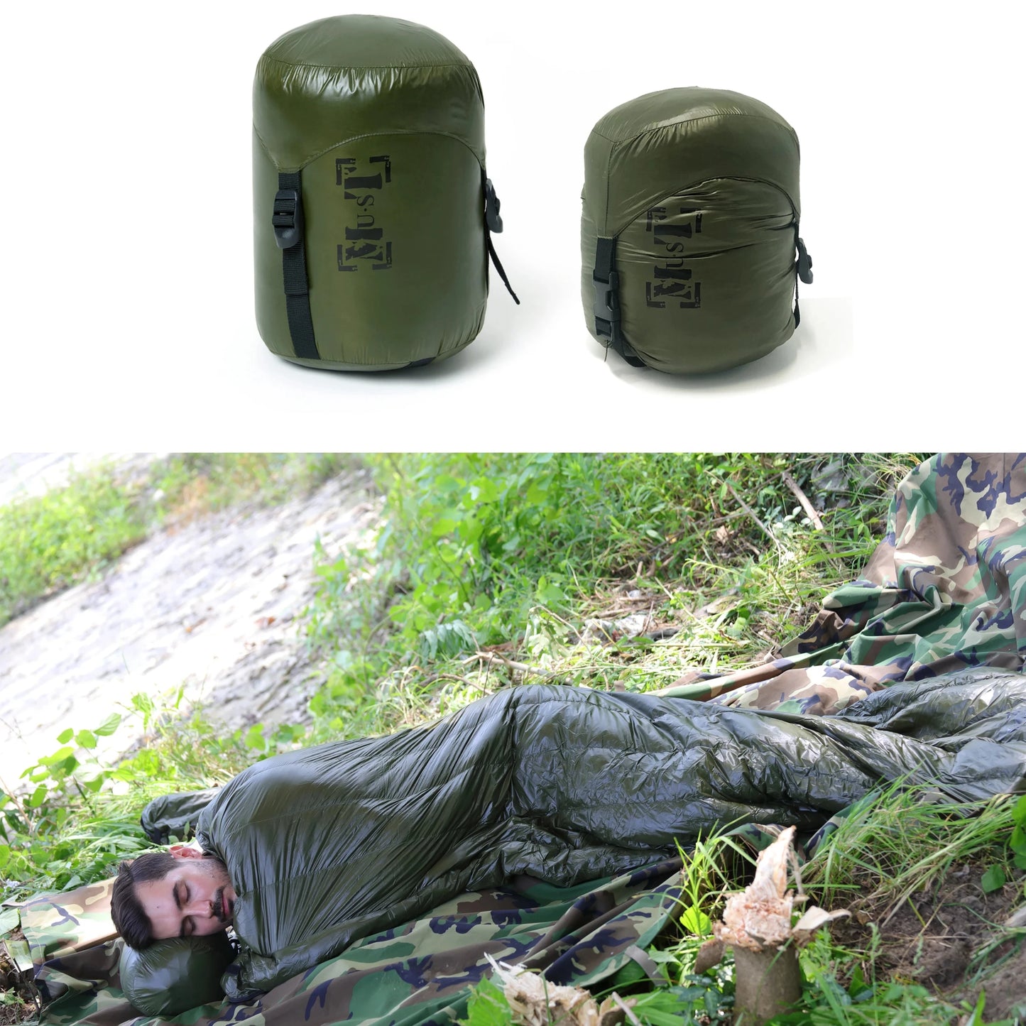 Ultralight Down Sleeping Bag 41-68 Degree F