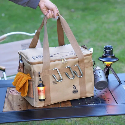 30-42L Tactical Camping Storage Bag - Insulated Folding Box for Picnic,