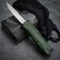 BM 4850 Push Button Knife Zinc Alloy Handle 440C Blade Outdoor Camping Adventure Fishing Cutting Daily Carry Multi-purpose Tools