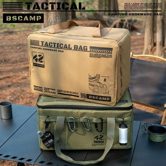 30-42L Tactical Camping Storage Bag - Insulated Folding Box for Picnic,