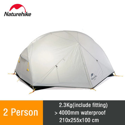 2 Person Camping Tent Ultralight  Nylon Backpacking Waterproof