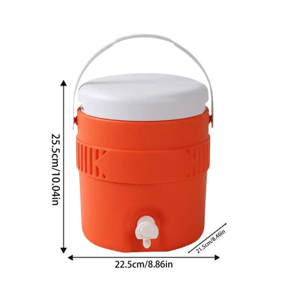3.8L Camping Coolers Long-Lasting Insulation Portable Drink Dispensers Beverage Serveware for Outdoor Events ﻿