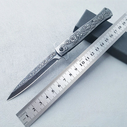 Outdoor Portable Folding Knife Self Defense Survival tool