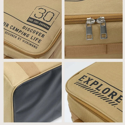 30-42L Tactical Camping Storage Bag - Insulated Folding Box for Picnic,