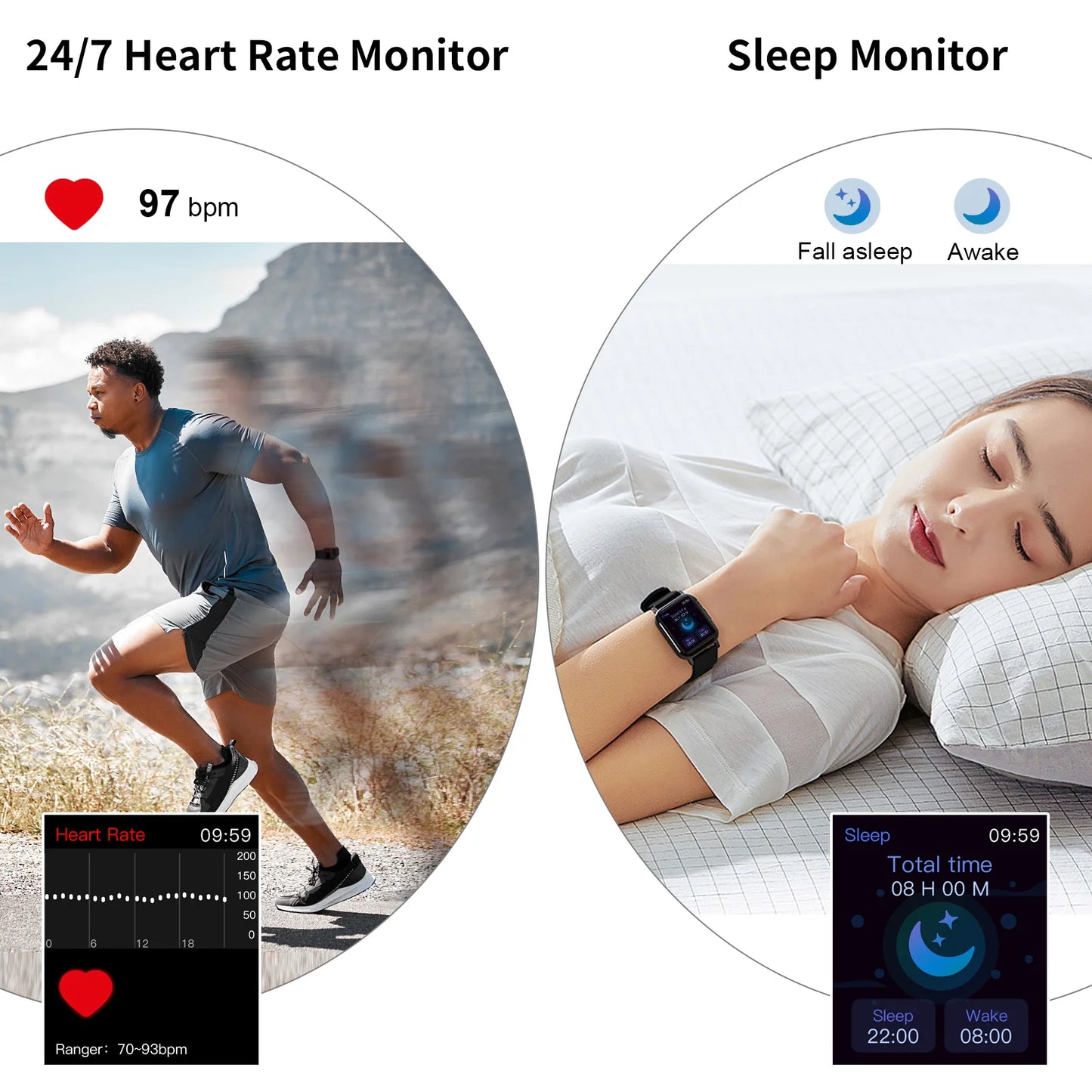 Smart Watch, Fitness Tracker