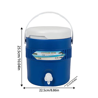 3.8L Camping Coolers Long-Lasting Insulation Portable Drink Dispensers Beverage Serveware for Outdoor Events ﻿