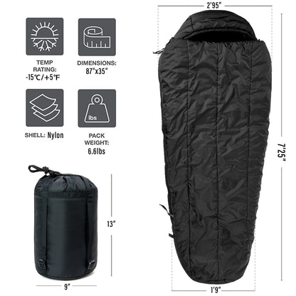 Sleeping Bag, Army Modular Sleep System for All Season